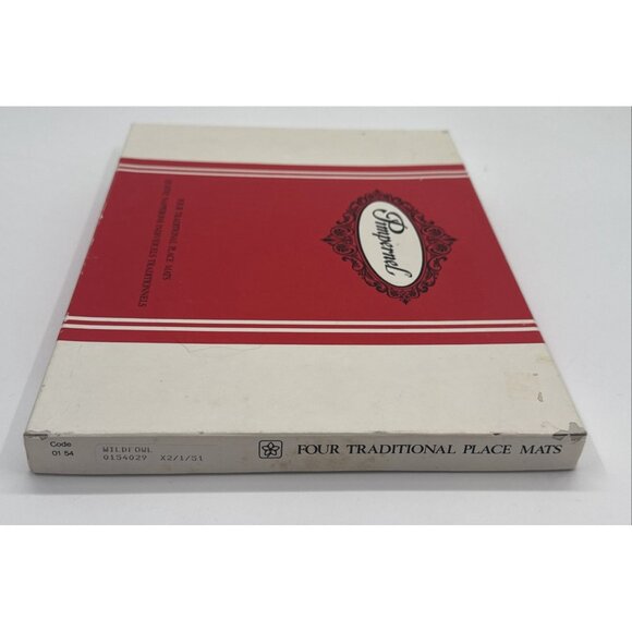 Vintage Pimpernel Set of 4 Ducks Wild Fowl Place Mats Cork Back Hunting Cabin - Picture 5 of 11